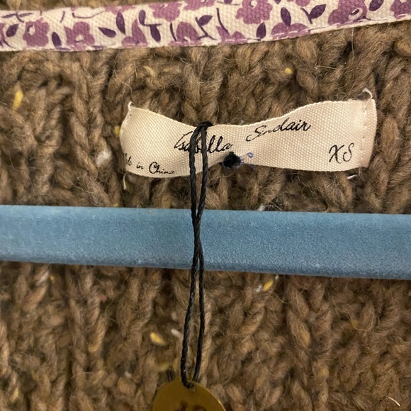 Isabella Sinclair Sweater Womens XS Cardigan Button Up Pockets Wool Alpaca Blend - Picture 4 of 7